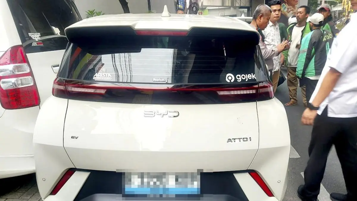Pengemudi BYD yang Lindas Ojol di Jaksel Negatif Narkoba