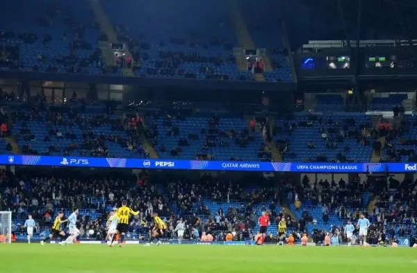 Man City Pesta Gol di Liga Champions, 20.000 Kursi Kosong di Etihad Jadi Bahan Ejekan