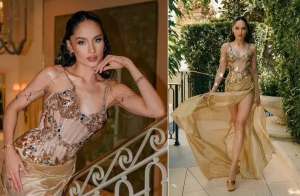 Cinta Laura Curi Perhatian di Victoria’s Secret Fashion Show 2026, Pakai Gaun Emas Mewah