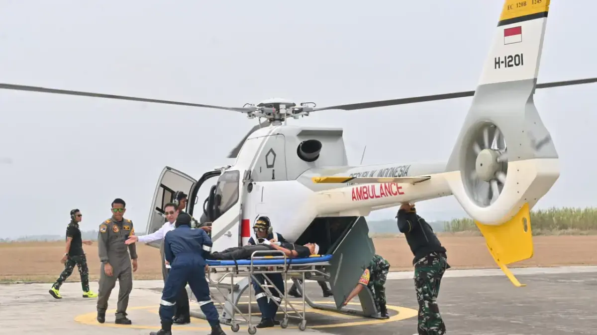 TNI AU Siapkan 5 Helikopter dan 3 Pesawat untuk Ambulans Udara di Daerah Terpencil
