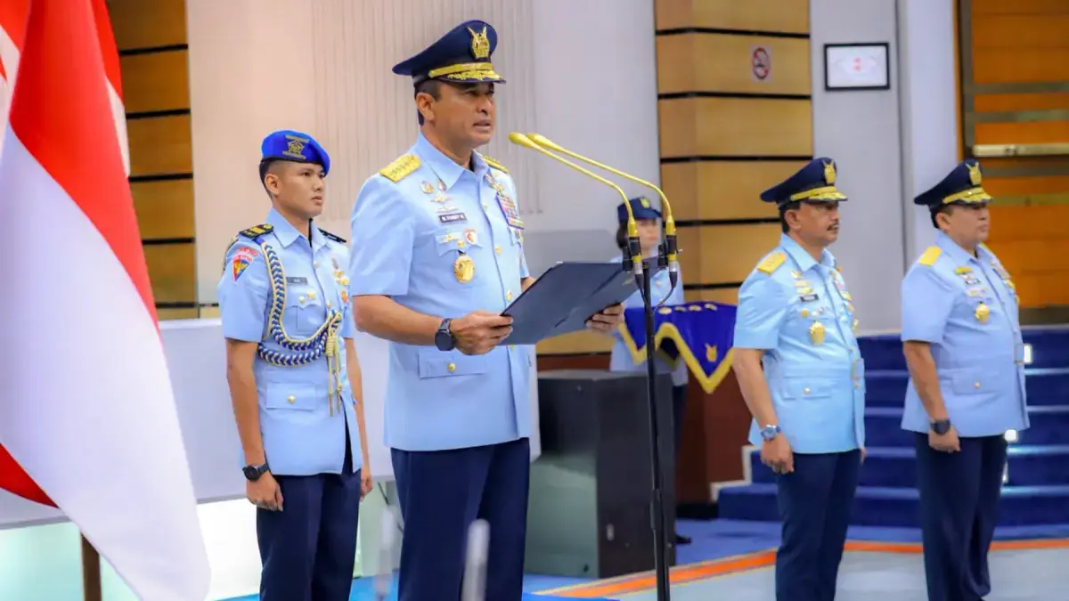 KSAU Pimpin Sertijab Hasil Rotasi Pejabat TNI AU, dari Asrena Hingga Kadispenau