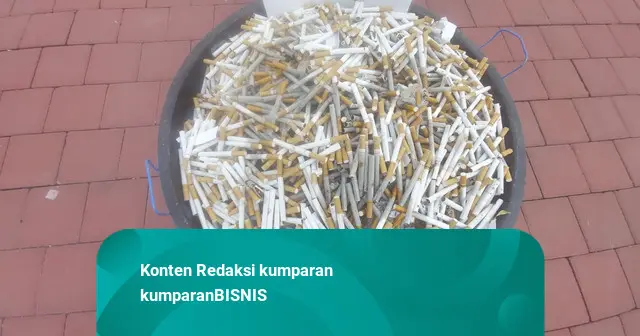 Bea Cukai Sudah Sita 1,2 Miliar Batang Rokok Ilegal per September 2026