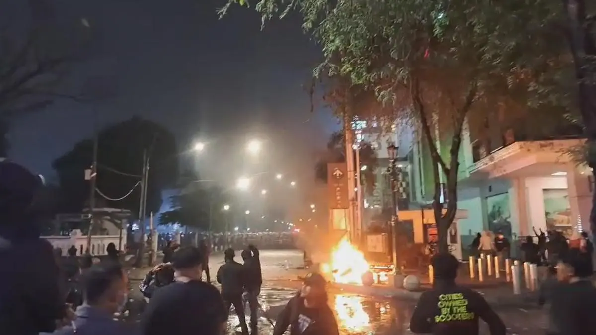 Kronologi Demo Sumpah Pemuda di Yogyakarta Berujung Ricuh