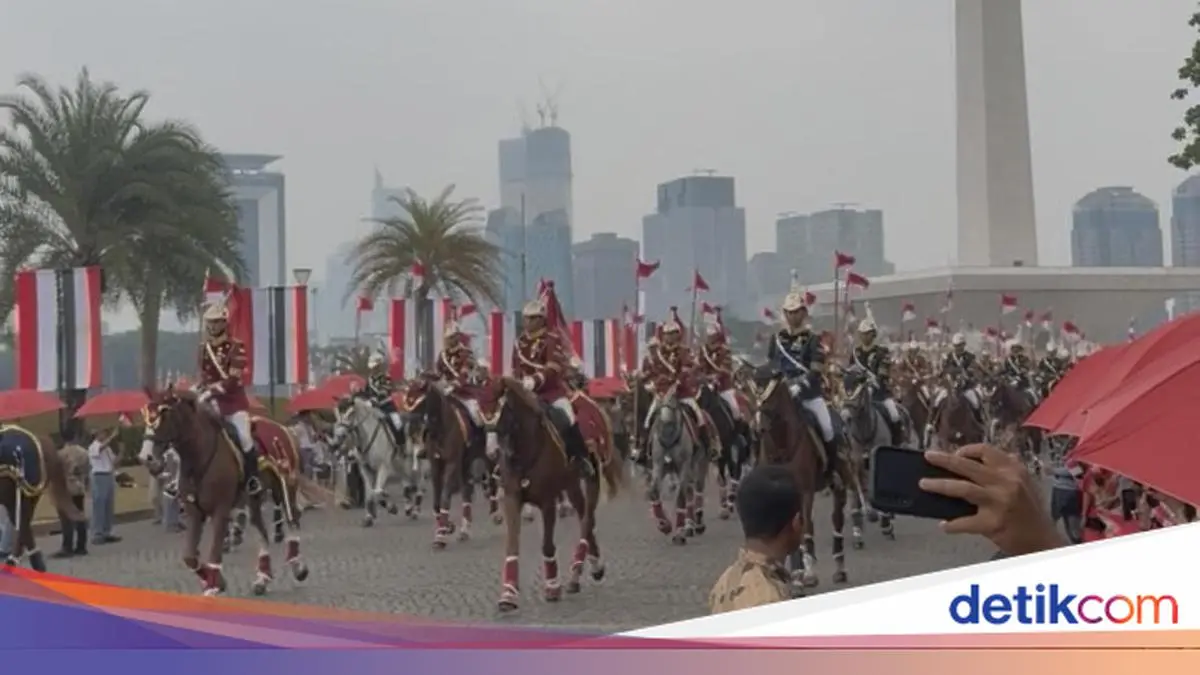 Momen Presiden Mesir Dikawal Pasukan Berkuda ke Istana untuk Bertemu Prabowo