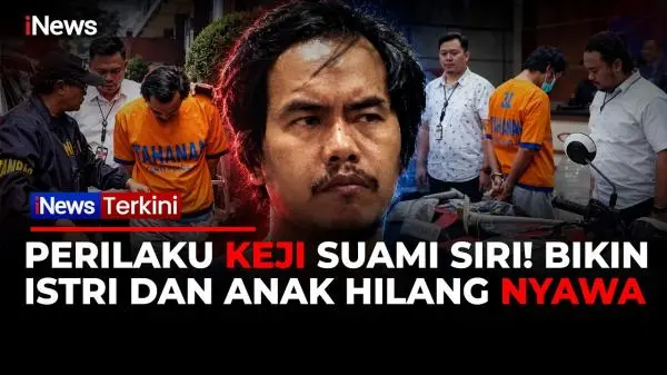 Tampang Tersangka Dwi Bagus, Sempat Dampingi Keluarga Lapor Kehilangan Istri dan Anak yang Dibunuh