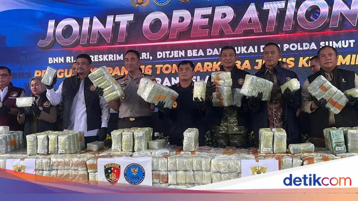 Ngeri Narkoba 1,1 Ton dari Malaysia ke Indonesia, Digagalkan Polri-BNN