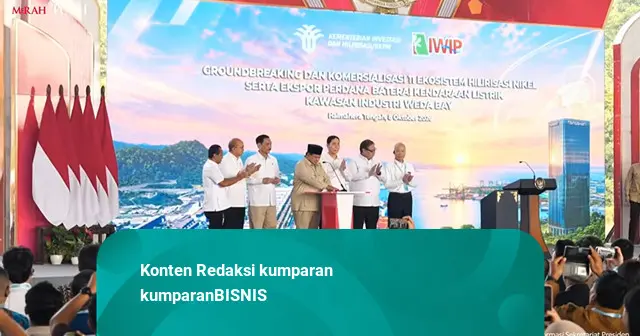 Prabowo Resmikan Ekspor Perdana Baterai EV dan Luncurkan 11 Proyek Hilirisasi