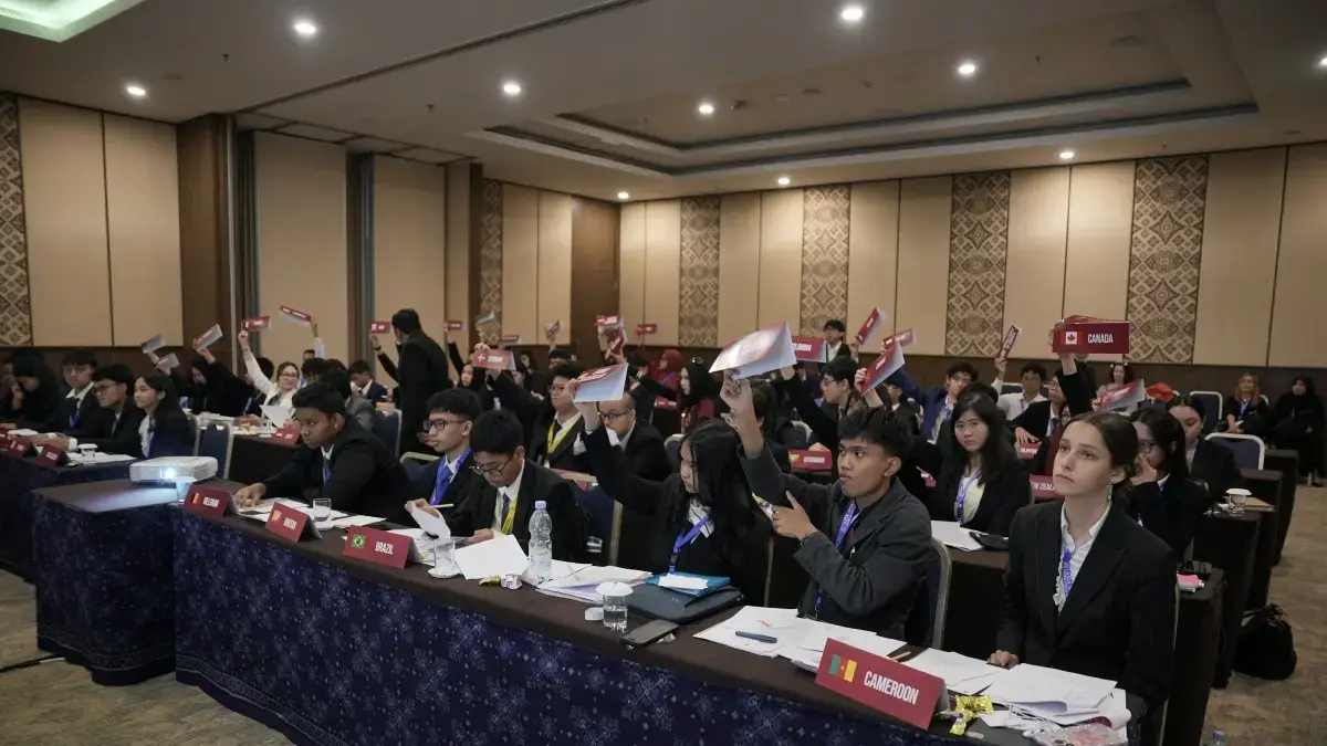 Soroti Persoalan Global, 700 Delegasi dari 25 Negara Ikut dalam Forum Simulasi PBB
