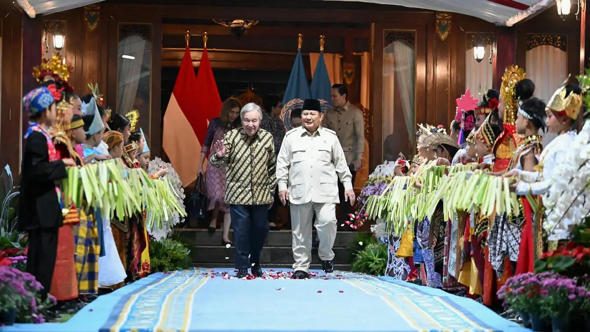 Sekjen PBB Temui Prabowo di Hambalang, Ini yang Dibahas