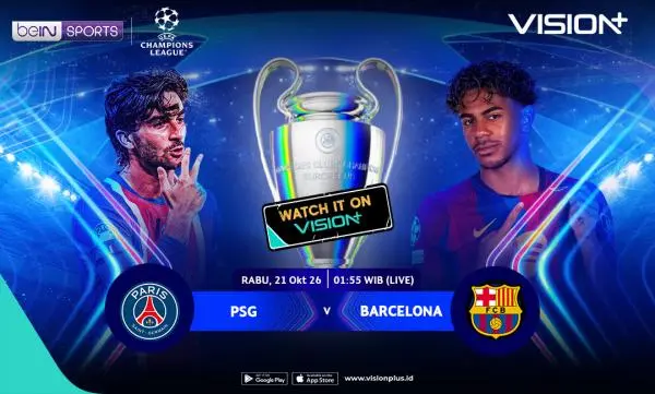 Link Live Streaming PSG vs Barcelona di Liga Champions 2026-2027, Duel Panas Berebut Puncak Klasemen!