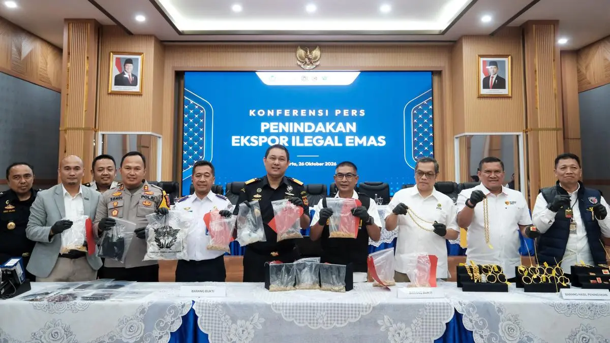 Bea Cukai Ungkap 127 Kasus Emas Ilegal, Nilainya Tembus Rp 1,02 Triliun