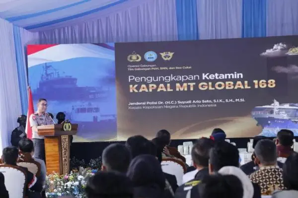 Terungkap! Kapal Tanker Pembawa 1,16 Ton Ketamine Sudah Dipantau 3 Bulan