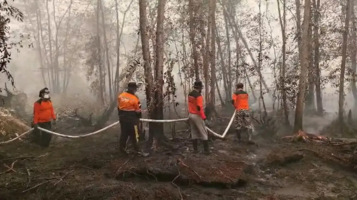 Bareskrim BKO 10 Personelnya untuk Bantu Proses Hukum Pelaku Pidana Karhutla di Kaltim dan Kalteng