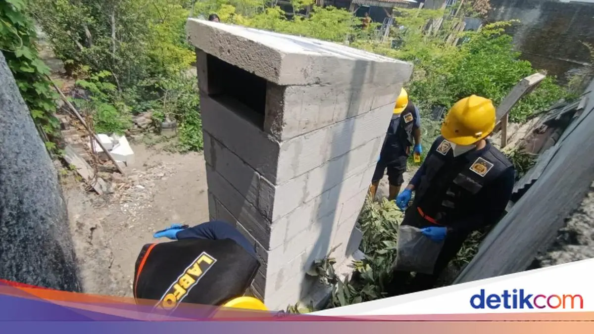 Tungku Diduga Tempat Dwi Bagus Bakar Jasad Dini-Anak di Madiun Diperiksa Polisi