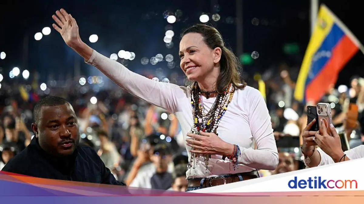 Tokoh Oposisi Machado Pulang ke Venezuela, Disambut Ribuan Pendukung
