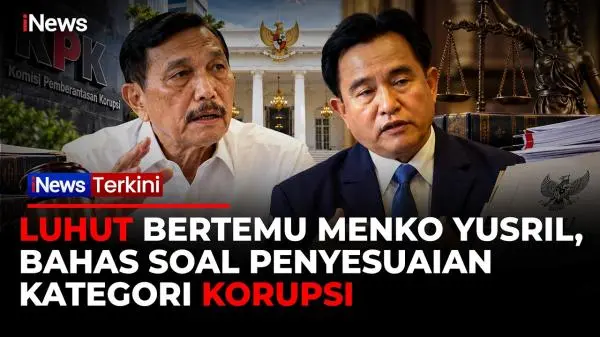 Tanggapi Wacana Luhut, Yusril Tegaskan Pentingnya Perjelas Rumusan Tindak Pidana Korupsi