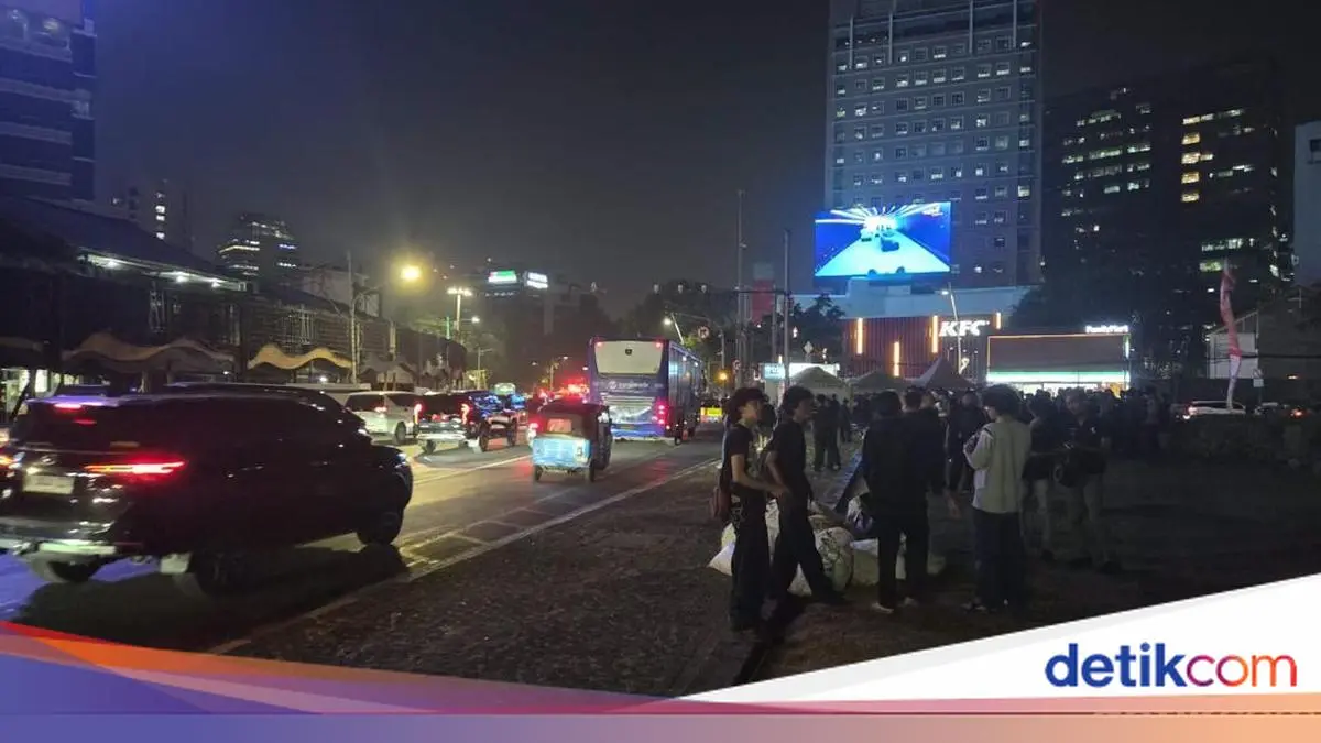 Demo di Tugu Tani Jakpus Usai, Massa Membubarkan Diri