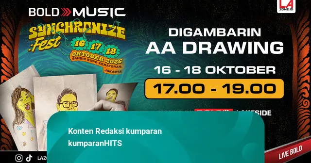Mampir ke Booth Bold Music di Synchronize Fest 2026, Bakal Ada Keseruan Apa Aja?