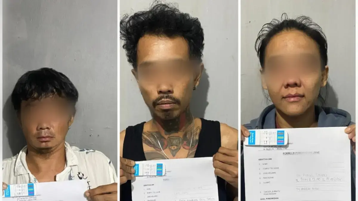 Digerebek Dini Hari, 3 Orang di Tambora Diciduk dengan Barang Bukti Sabu 4,38 Gram