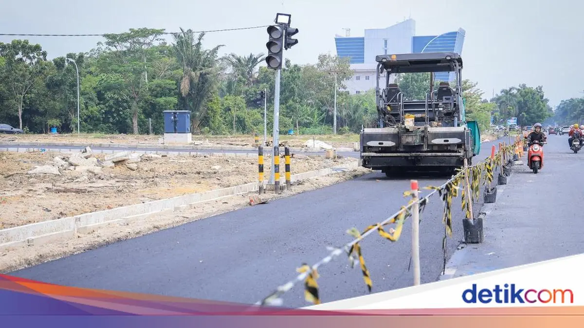 Difungsikan Desember, Pemko Pekanbaru Aspal Simpang Sebidang Bulan Depan