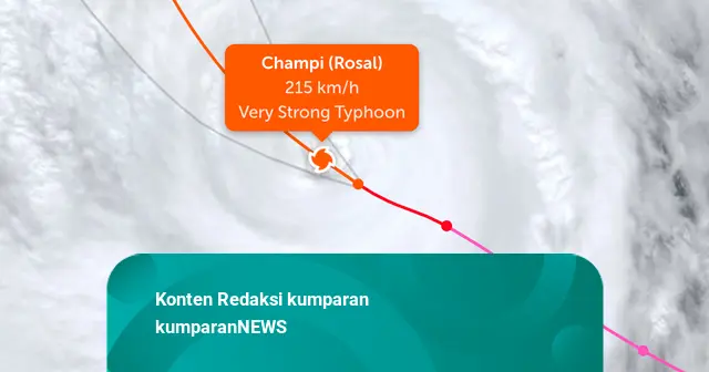 Dampak Siklon Champi di RI: Berpotensi Picu Hujan di Kaltara, Kalbar, dan Kepri