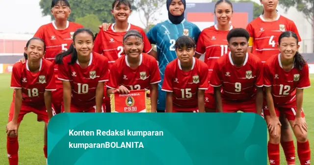 Timnas Wanita Indonesia U-17 Kalahkan Bahrain, Puncaki Klasemen Sementara Grup B