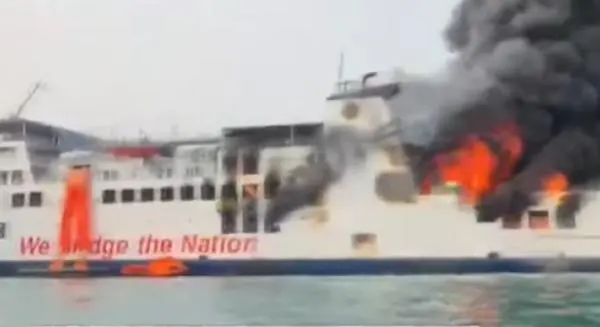 Api Kebakaran KMP Batu Mandi Berangsur Padam, Lanjut Operasi Pendinginan