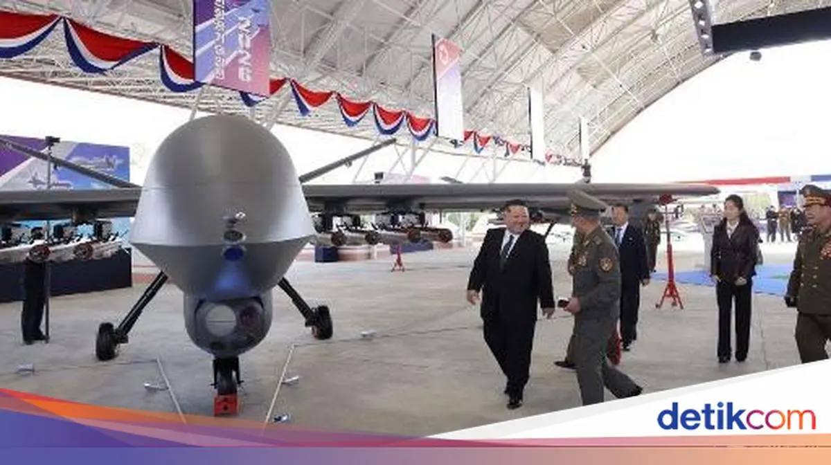 Korut Pamerkan Rudal-Drone Tempur, Kim Jong Un Dorong Senjata Berbasis AI