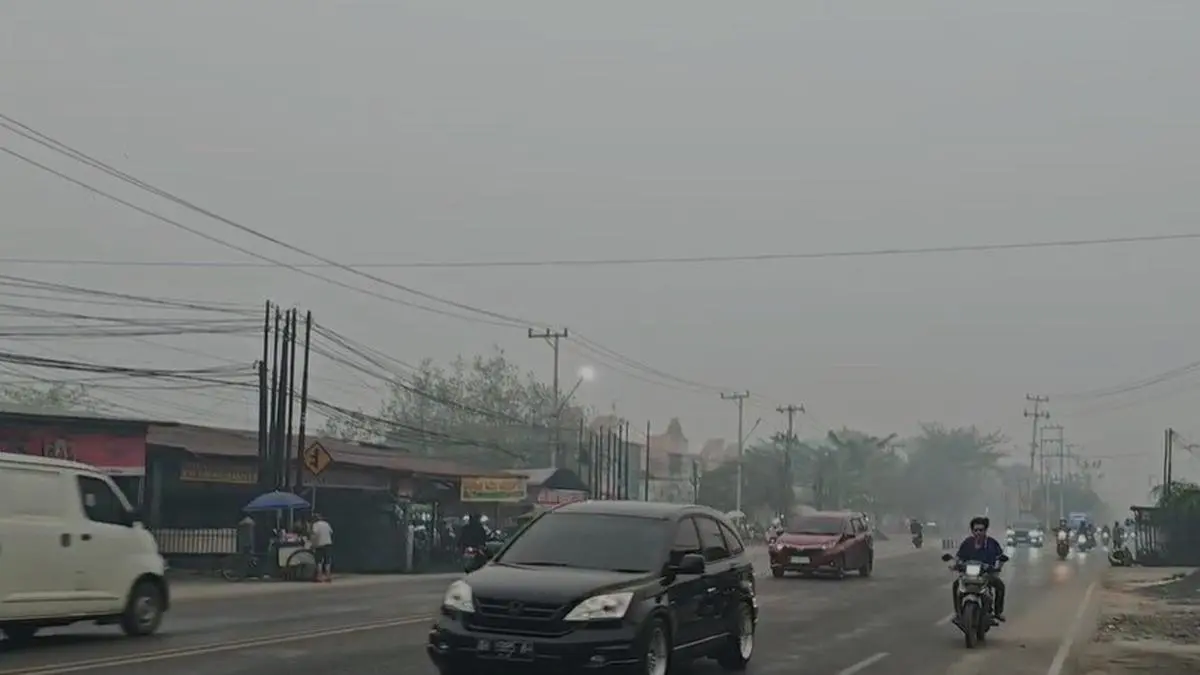Kondisi Terkini Kabut Asap Palangka Raya Usai Diguyur Hujan
