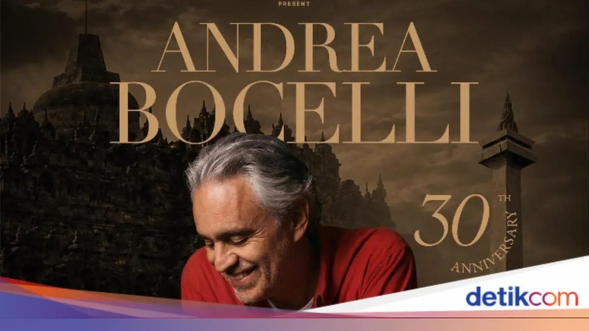 Konser Andrea Bocelli di Indonesia Bawa Pesan Kemanusiaan dan Perdamaian