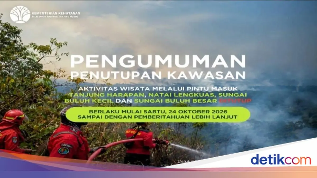 Karhutla Meluas, 4 Pintu Wisata TN Tanjung Puting Ditutup Mulai 24 Oktober