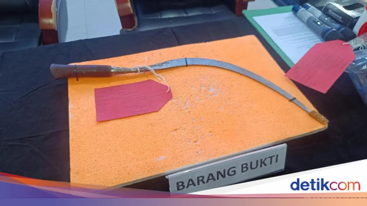 Pembacok Bobotoh di Bogor Bawa Celurit Ke Mana-mana, Ini Penampakannya