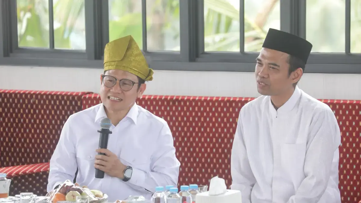 Bertemu UAS Usai Peringatan HSN, Muhaimin Tegaskan Perbedaan Cukup 5 Menit Saja di Kotak Suara