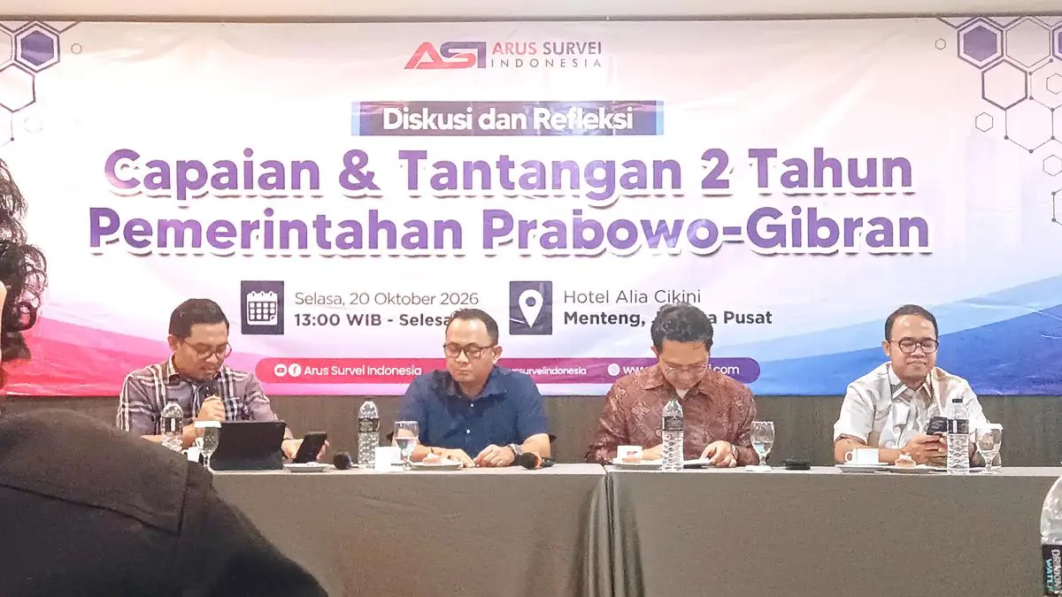 ASI: Kepercayaan ke Prabowo-Gibran 61,4 Persen, Kepuasan Beda Angka