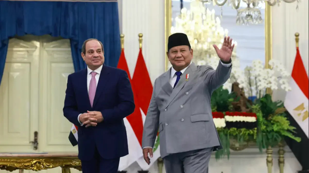 Prabowo Sambut El-Sisi di Istana Merdeka, Indonesia-Mesir Perkuat Kemitraan Strategis