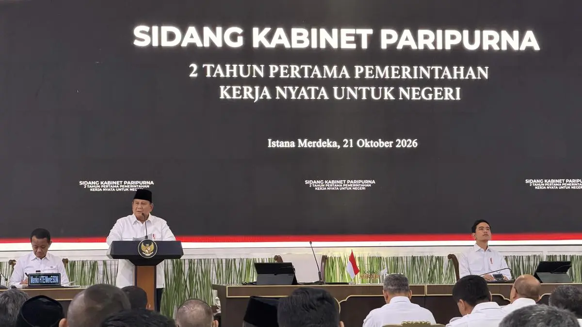 Prabowo Puji Kinerja Kabinet di 2 Tahun Pemerintahan: Cukup Membanggakan