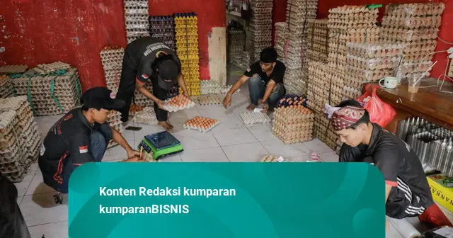 Foto: Harga Telur Naik, Masih di Bawah Harga Acuan