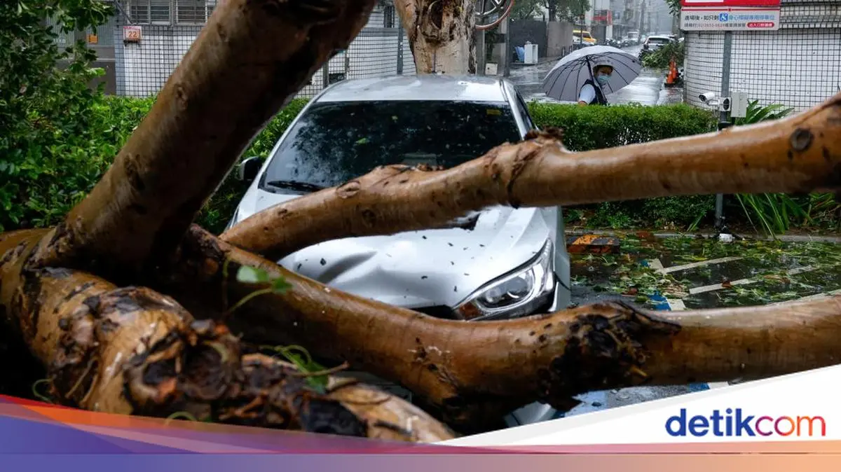 Puluhan Ribu Rumah di Taiwan Tak Dapat Listrik Imbas Topan Champi