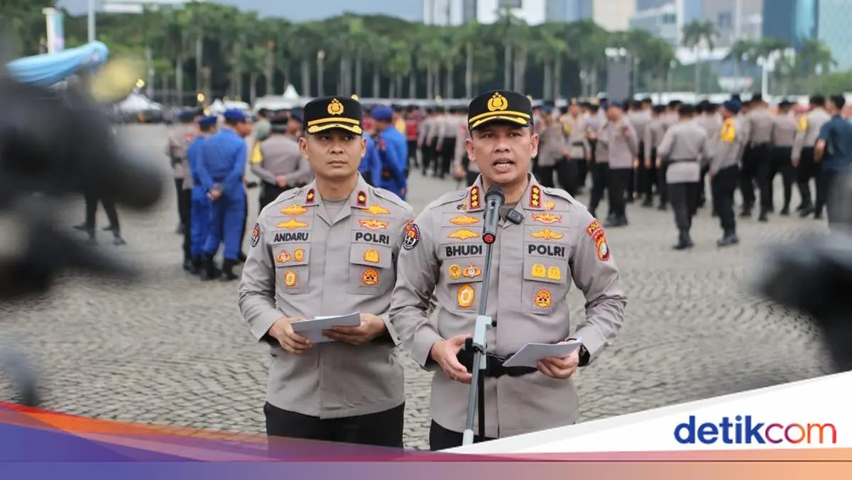 19 Orang Diamankan Polisi Saat Aksi di Jakarta Dipulangkan
