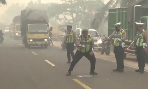 Kecelakaan Maut Truk Hantam Motor gegara Kabut Asap di Sampit, 2 Orang Tewas