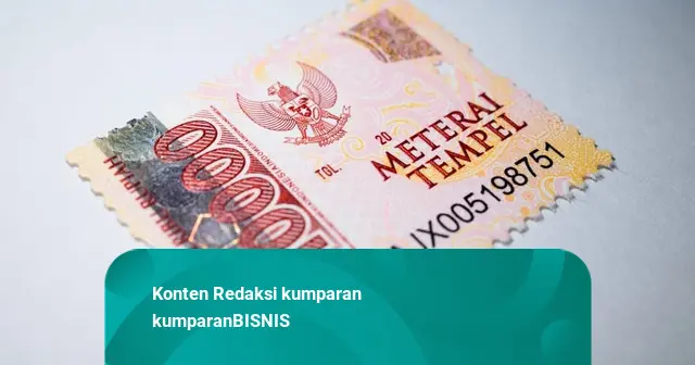 DJP Terbitkan Aturan Penyedia Printer Meterai Teraan Digital