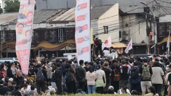 Ada Demo Mahasiswa, Kawasan Tugu Tani Macet Parah