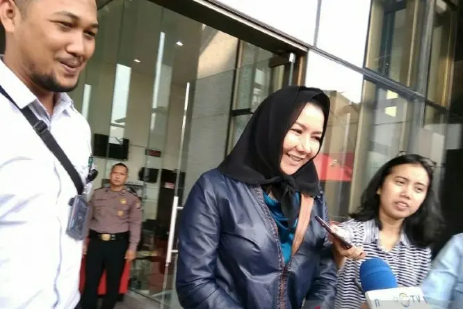 Mantan Bupati Kukar Rita Widyasari Diperiksa sebagai Tersangka TPPU di Kantor BPKP Kaltim