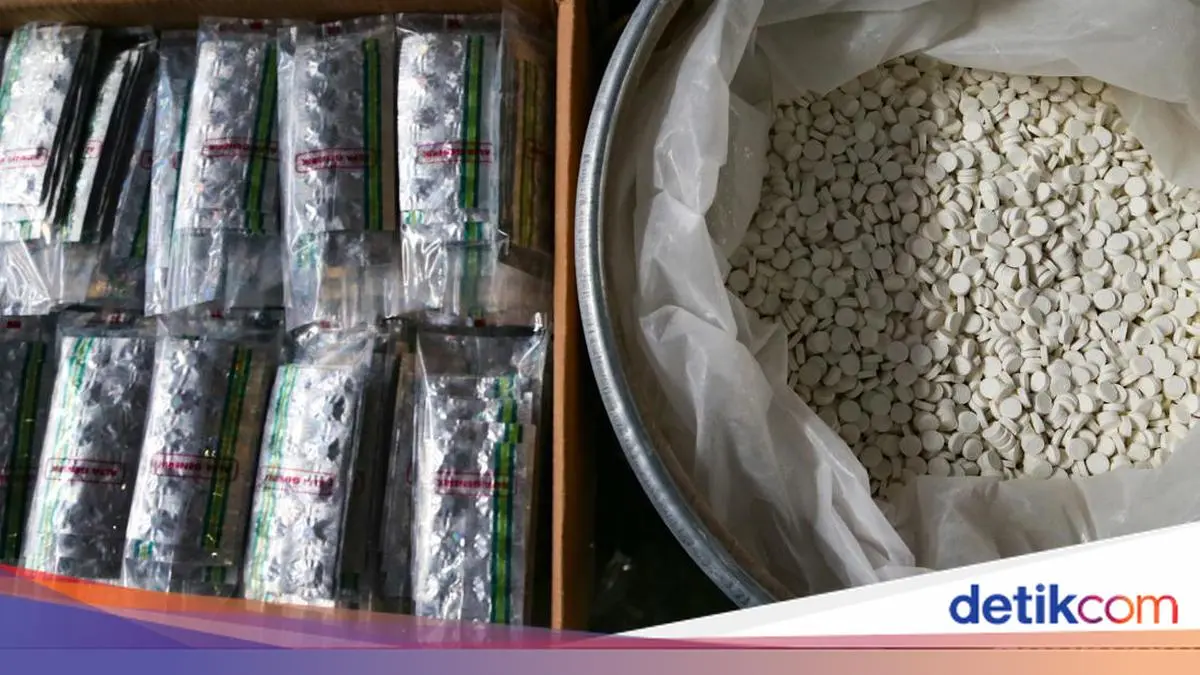 Pabrik Obat Keras Ilegal di Sukoharjo Digerebek, 7,8 Juta Butir Disita