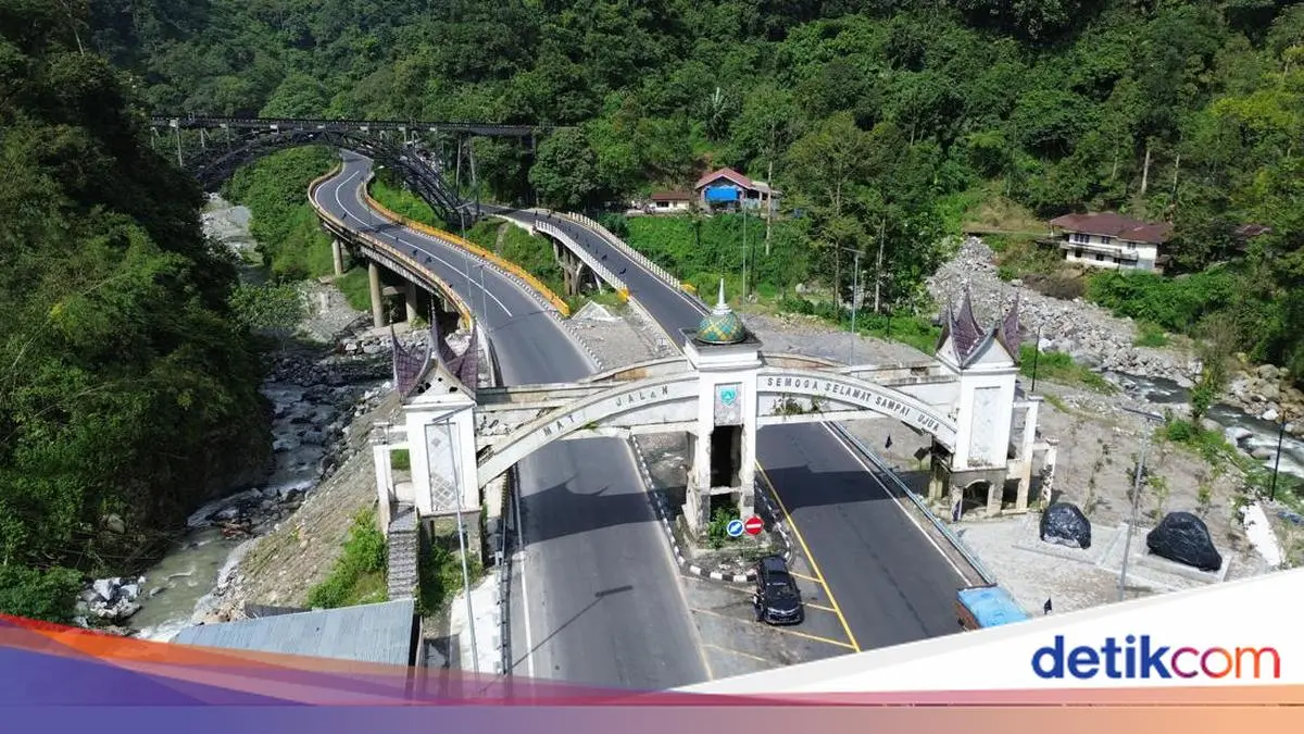 Sempat Putus Total, Jembatan Kembar Padang Panjang Pulih
