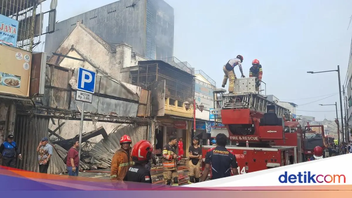 Kebakaran 3 Ruko di Suryakencana Bogor Diduga Dipicu Korsleting