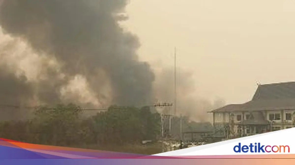 Karhutla Dekati Kantor Pemko Palangka Raya, Asap Masuk Ruangan