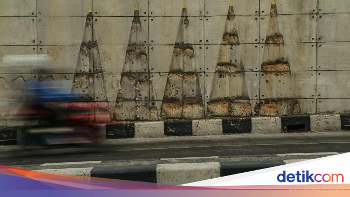 Duh, Plat Ornamen di Underpass Bulak Kapal Bekasi Hilang