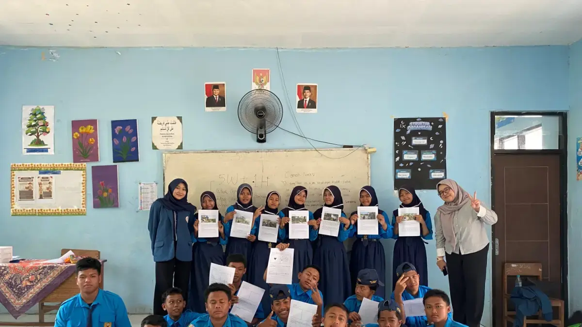 Demi Ekspresi yang Otentik, Siswa SMP di Probolinggo Dilatih Membuat Narasi dari Visual