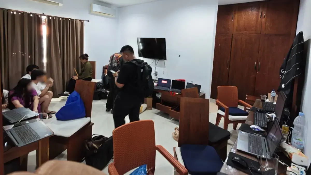 Imigrasi Bongkar Markas Judol di Bali, 21 WNA Ditangkap
